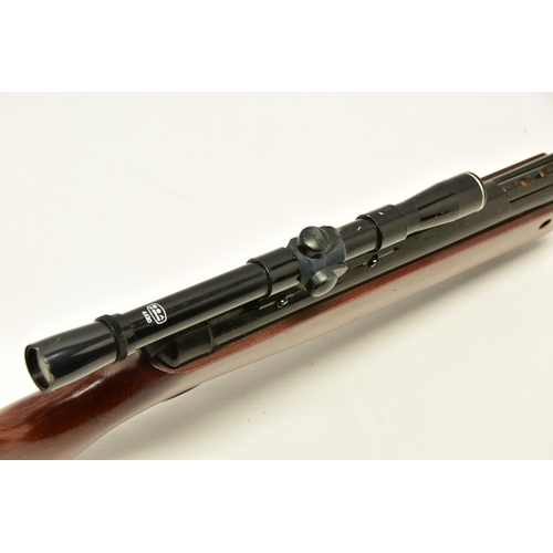 325 - A .22  B.S.A. METEOR SUPER AIR RIFLE, serial number TE1960, fitted with a B.S.A. 4x20 scope, it is i... 