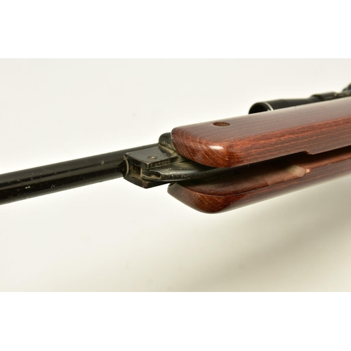 325 - A .22  B.S.A. METEOR SUPER AIR RIFLE, serial number TE1960, fitted with a B.S.A. 4x20 scope, it is i... 