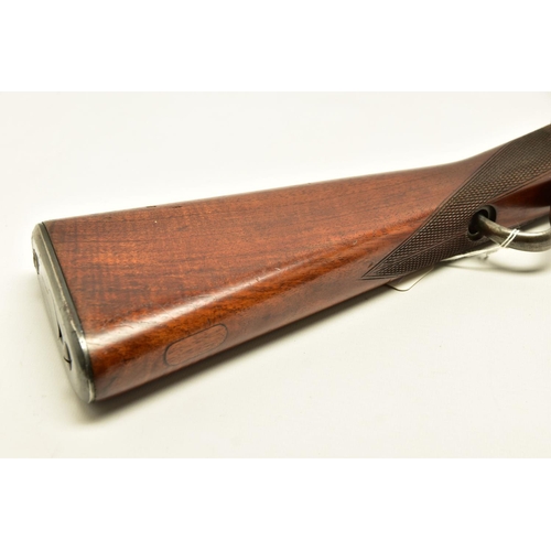 330 - A 12 BORE 2½ CHAMBERED GREENER G.P MARTINI ACTION SINGLE BARREL SHOTGUN, serial number 37355, barrel... 