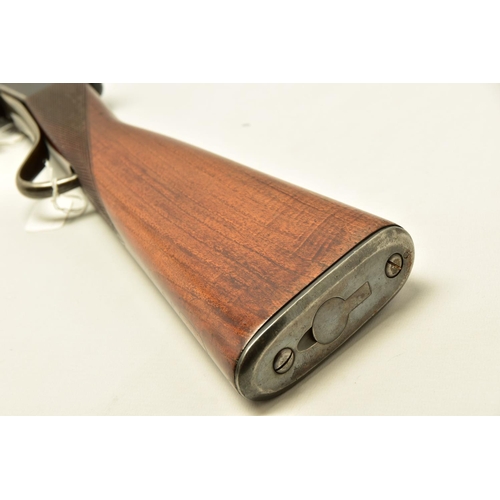 330 - A 12 BORE 2½ CHAMBERED GREENER G.P MARTINI ACTION SINGLE BARREL SHOTGUN, serial number 37355, barrel... 