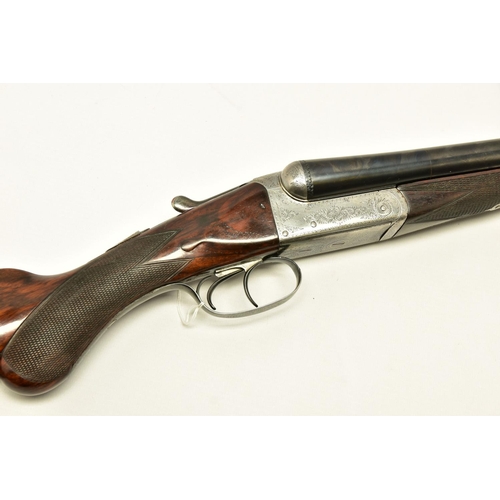 331 - A 12 BORE DOUBLE BARREL SIDE BY SIDE BOXLOCK NON EJECTOR SHOTGUN BY E. & G. HIGHAM, serial number 27... 