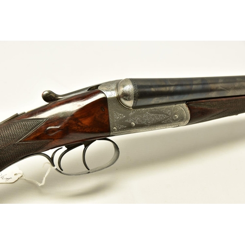 331 - A 12 BORE DOUBLE BARREL SIDE BY SIDE BOXLOCK NON EJECTOR SHOTGUN BY E. & G. HIGHAM, serial number 27... 