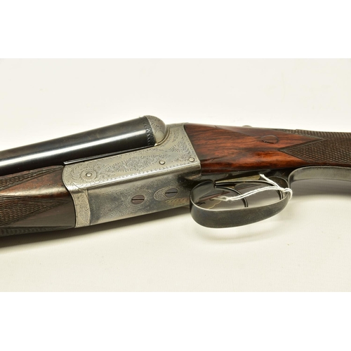 331 - A 12 BORE DOUBLE BARREL SIDE BY SIDE BOXLOCK NON EJECTOR SHOTGUN BY E. & G. HIGHAM, serial number 27... 