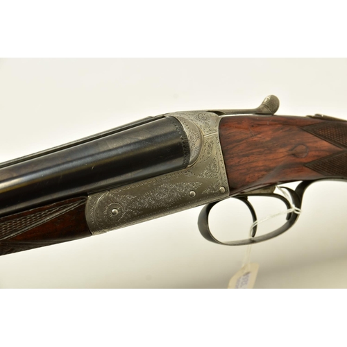 331 - A 12 BORE DOUBLE BARREL SIDE BY SIDE BOXLOCK NON EJECTOR SHOTGUN BY E. & G. HIGHAM, serial number 27... 