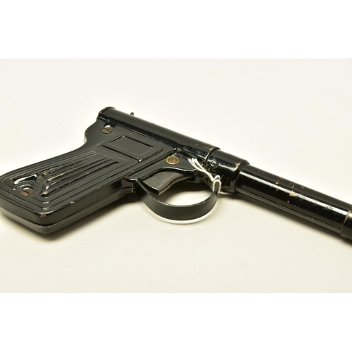 334 - A .177  GAT TYPE PRE WWII AIR PISTOL complete with loading rod in working condition, its pressed ste... 