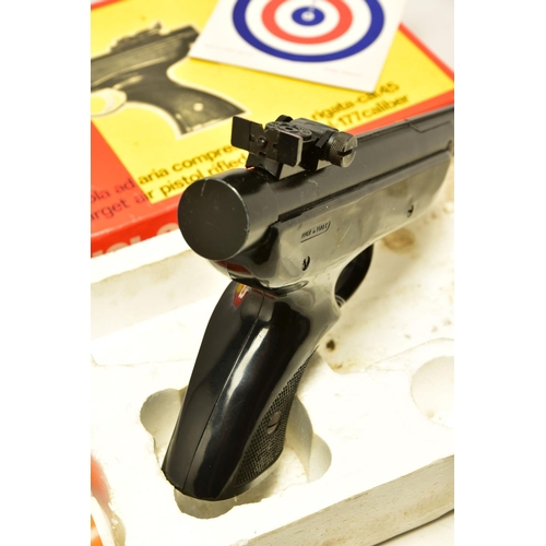 337 - .177   IGI MODEL 203 AIR PISTOL made in Italy, serial number 012279, complete with its original box ... 