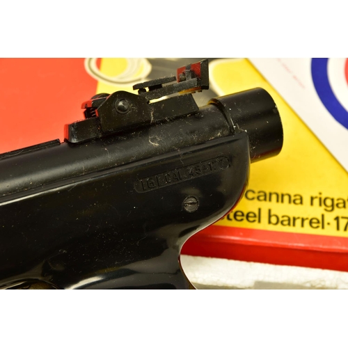 337 - .177   IGI MODEL 203 AIR PISTOL made in Italy, serial number 012279, complete with its original box ... 