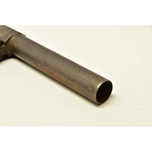 347 - A 27MM HEBEL GERMAN WWI FLARE/SIGNAL PISTOL, in correct working order, the metal work has lost all i... 