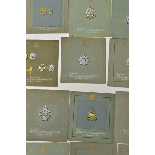 36 - A LARGE COLLECTION OF 'GOLDSMITH & SILVERSMITH CO LTD' EARLY TO MID 20TH CENTURY GOUACHE JEWELLERY D... 