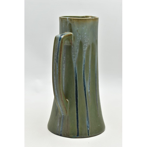 145 - DENBAC - EARLY 20TH CENTURY FRENCH STUDIO POTTERY, comprising a tapering cylindrical form water jug,... 