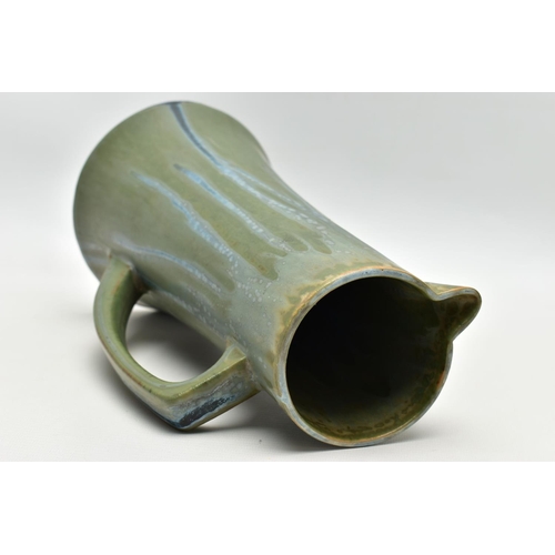 145 - DENBAC - EARLY 20TH CENTURY FRENCH STUDIO POTTERY, comprising a tapering cylindrical form water jug,... 