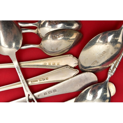 53 - A CASED SET OF TWELVE ELIZABETH II SILVER REPLICAS OF THE CORONATION ANOINTING SPOON, maker's mark i... 