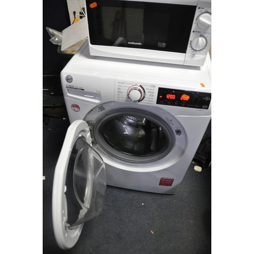 1062 - A HOOVER H-WASH 300 PLUS WASHING MACHINE  (PAT pass and powers up but not tested any further) and a ... 