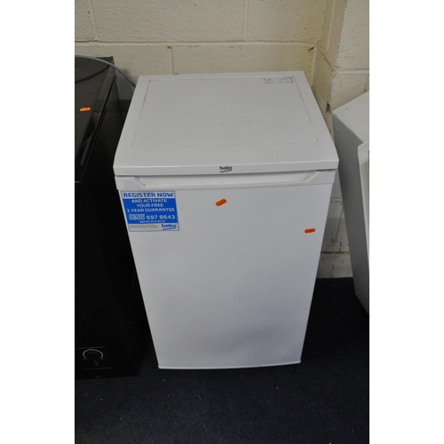 1082 - A BEKO FS 4823W UNDER COUNTER FREEZER, width 47cm x depth 48cm x height 82cm (PAT pass and working a... 