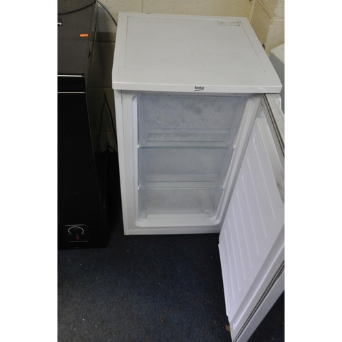 1082 - A BEKO FS 4823W UNDER COUNTER FREEZER, width 47cm x depth 48cm x height 82cm (PAT pass and working a... 