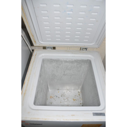 1088 - A BUSH SMALL CHEST FREEZER, width 50cm x depth 53cm x height 85cm (PAT pass and working at -19 degre... 