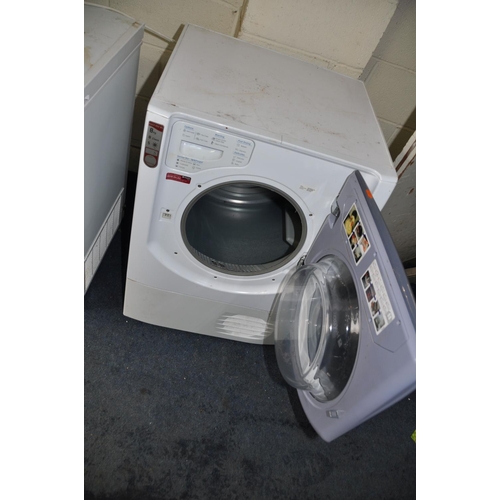 1096 - A HOTPOINT AQUALTIS AQCF 852BU CONDENSING DRYER, width 60cm x depth 62cm x height 85cm (PAT pass and... 