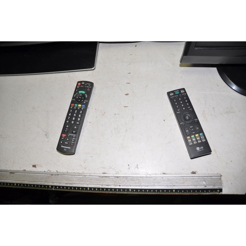 1109 - A PANASONIC TX-37LZD80 T37in TV with remote, and an LG M198MDJ 19in TV with remote ( both PAT pass a... 