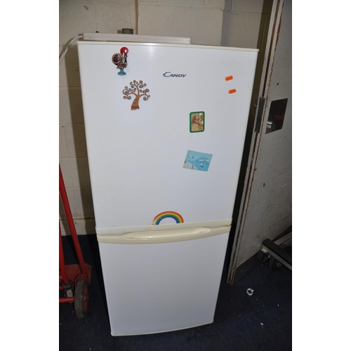 1116 - A CANDY FRIDGE FREEZER, width 55cm x depth 55cm x height 135cm (PAT pass and working at 0 and -28 de... 