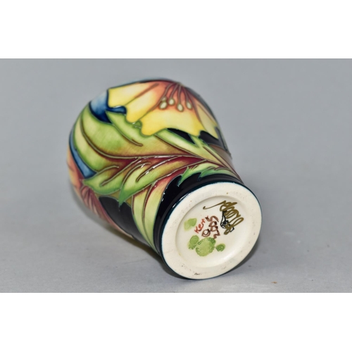 423 - A MOORCROFT POTTERY 'ODE TO MAY' VASE, the shouldered vase, in Ode to May pattern by Sian Leeper, de... 