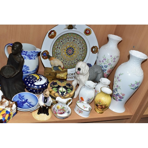 457 - A GROUP OF CERAMICS AND SUNDRY ITEMS, to include Royal Doulton Bunnykins 'Vicar Bunnykins' DB254, an... 