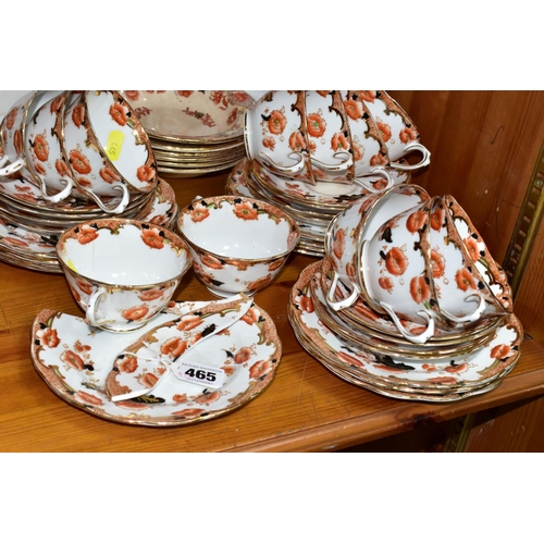 465 - A  LATE 19TH/EARLY 20TH CENTURY ROYAL ALBERT 'ENA' PATTERN TEA SET, comprising two bread and butter ... 