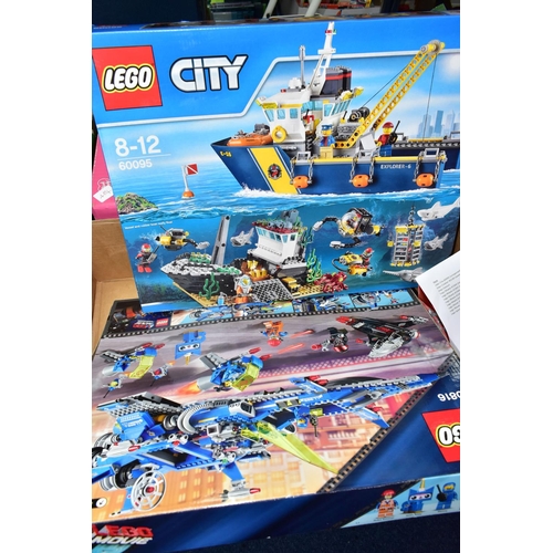 484 - A QUANTITY OF ASSORTED LEGO SETS, to include sealed City set, No.60095 and opened and resealed Movie... 