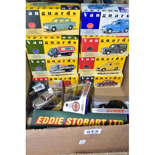 513 - DIE-CAST, twelve boxed die-cast vehicles from Lledo and Matchbox Dinky Collection, Atlas Editions an... 