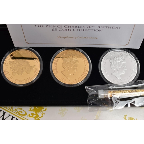 156 - A GREAT BRITISH GOLD REPLICA SET OF EIGHT SOLID .585 GOLD 0.5 GRAM COINS, all with certificates, tog... 