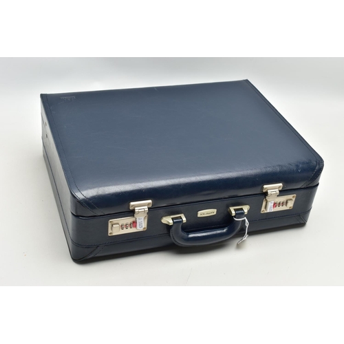 161 - A BRIEFCASE 'SBS SOLINGEN' CANTEEN, twelve person table setting of stainless steel cutlery in a blue... 