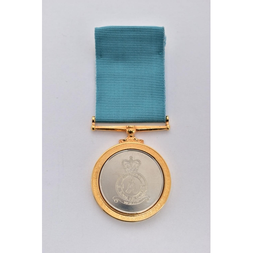 88 - A CASED RAF MEDAL, circular medal engraved RAF motif to the front reads 'Squadron Royal Air Force Vi... 