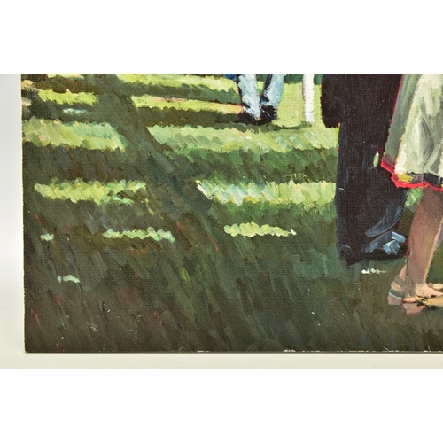 331 - SHERREE VALENTINE DAINES (BRITISH 1959) 'ON PARADE', a signed limited edition print depicting figure... 