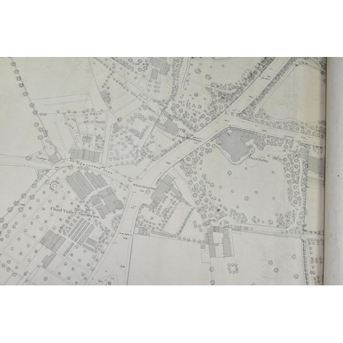 348 - ORDNANCE SURVEY MAPS, seven maps Zincographed and Published by the Ordnance Survey Office, Southampt... 