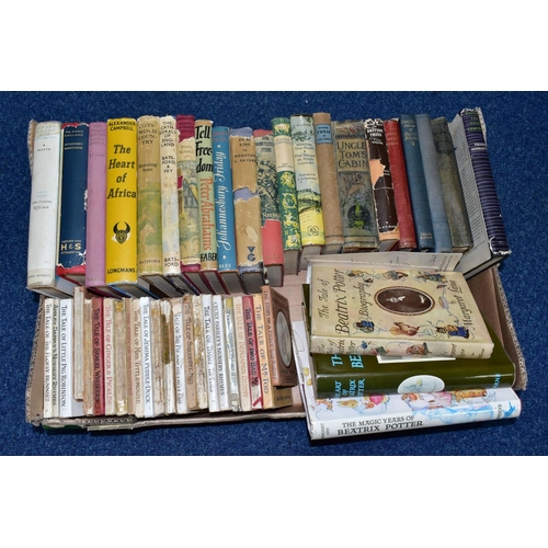 352 - BOOKS, three boxes containing a collection of approximately 110 miscellaneous titles in mainly hardb... 