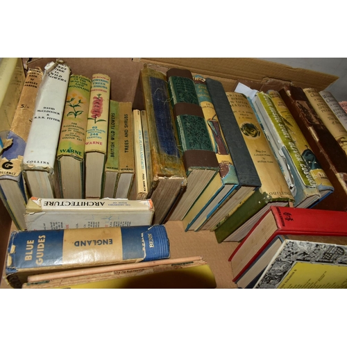 352 - BOOKS, three boxes containing a collection of approximately 110 miscellaneous titles in mainly hardb... 