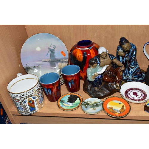 457 - A GROUP OF CERAMICS AND SUNDRY ITEMS, to include Royal Doulton Bunnykins 'Vicar Bunnykins' DB254, an... 