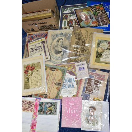 479 - ROYAL EPHEMERA, one box containing a collection of paper ephemera, mostly related to Royalty includi... 