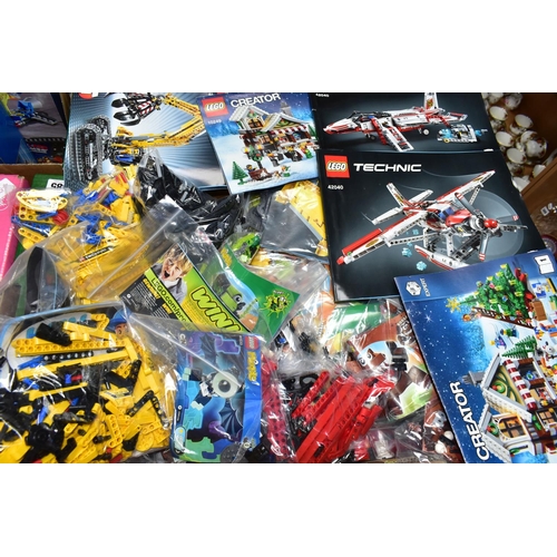 485 - A QUANTITY OF ASSORTED LEGO SETS, assorted sets from the Mixels, Technics and Creator series, all in... 