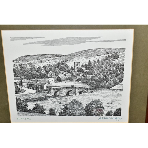 490 - ALFRED WAINWRIGHT (BRITISH 1907-1991) 'BURNSALL', a signed open edition print from The Dales Collect... 