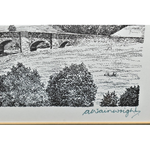 490 - ALFRED WAINWRIGHT (BRITISH 1907-1991) 'BURNSALL', a signed open edition print from The Dales Collect... 