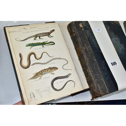 505 - BOOKS, THE MUSEUM OF NATURAL HISTORY in two volumes by Sir John Richardson, William S. Dallas, T. Sp... 