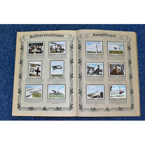 518 - DIE DEUTSCHE WEHRMACHT, one descriptive album containing 270 cigarette cards in colour, the original... 