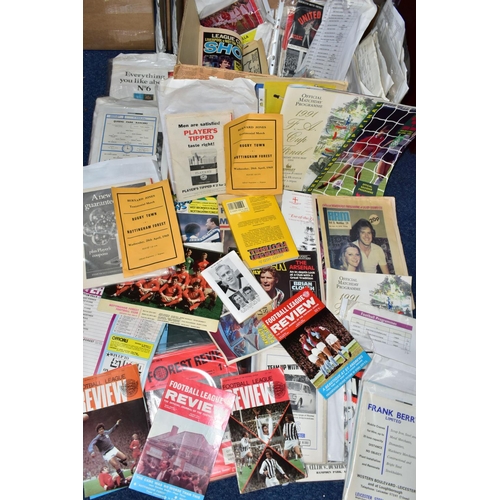 566 - FOOTBALL PROGRAMMES, a large quantity of approximately 380 Football Programmes from the 1960s -1980s... 