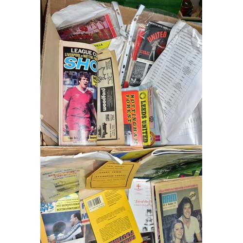 566 - FOOTBALL PROGRAMMES, a large quantity of approximately 380 Football Programmes from the 1960s -1980s... 