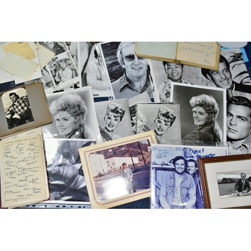 531 - A COLLECTION OF AUTOGRAPHS, STUDIO CARDS AND PUBLICITY PHOTOGRAPHS ETC., majority are stars of the 1... 