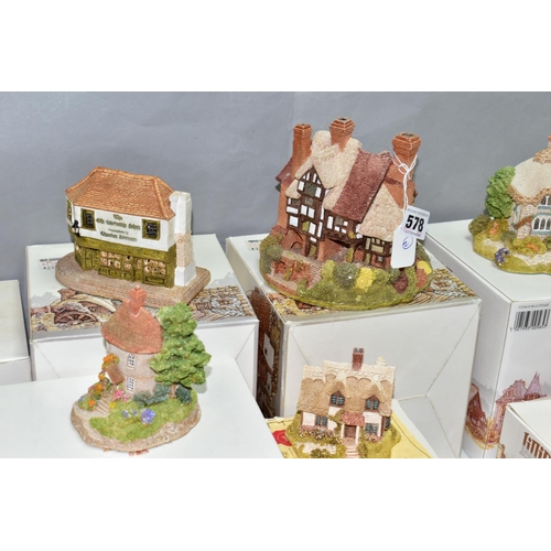 578 - FORTY ONE LILLIPUT LANE SCULPTURES FROM SOUTH EAST AND SOUTH WEST COLLECTIONS, most boxed, deeds whe... 