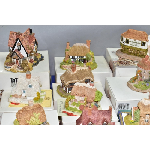 578 - FORTY ONE LILLIPUT LANE SCULPTURES FROM SOUTH EAST AND SOUTH WEST COLLECTIONS, most boxed, deeds whe... 