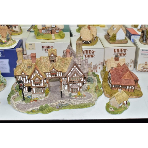 578 - FORTY ONE LILLIPUT LANE SCULPTURES FROM SOUTH EAST AND SOUTH WEST COLLECTIONS, most boxed, deeds whe... 