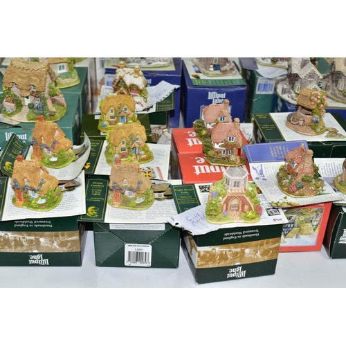 581 - FIFTY ONE LILLIPUT LANE SCULPTURES FROM VARIOUS COLLECTIONS, mostly boxed and with deeds, to include... 