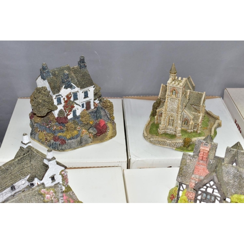 589 - THIRTY FIVE LILLIPUT LANE SCULPTURES FROM THE NORTH COLLECTION, mostly boxed and have deeds where me... 